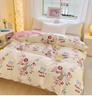100% Cotton Floral Duvet Cover, Twin/Double, 150x200cm/230cm, Ideal for Student Dorms