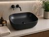 Bella countertop washbasin 50.5X40.5 CM oval black matt