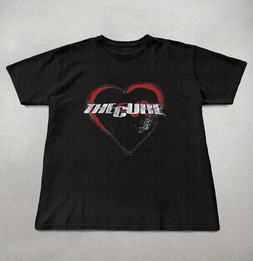 The Cure Heart T-Shirt, the cure gifts, the cure graphic shirt, bootleg cure XS