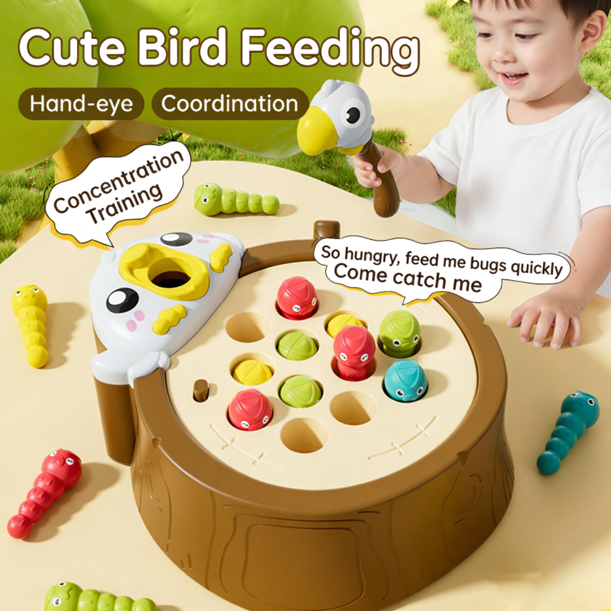 Children s Woodpecker Catching Educational Toy For Focus Training And Early Education, Magnetic Catching Game For Hand Eye Coordination One Size