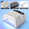 Professional UV LED Nail Lamp 42 Lamp Beads Dryer Rechargeable with LCD Display Gel Curing Light Suitable for Nail Salon Tools