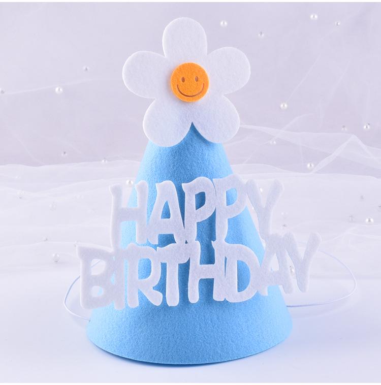 First Birthday Baby Party Hats & Glasses Set - Festive Cake Decoration & Theme Props