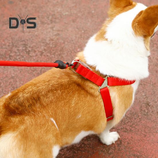 Hundegeschirr mit Leine, Hundetrainingsweste, Führstrick mit weich gepolstertem Griff, Haustier-Traktionszubehör für kleine und mittelgroße Hunde und Katzen