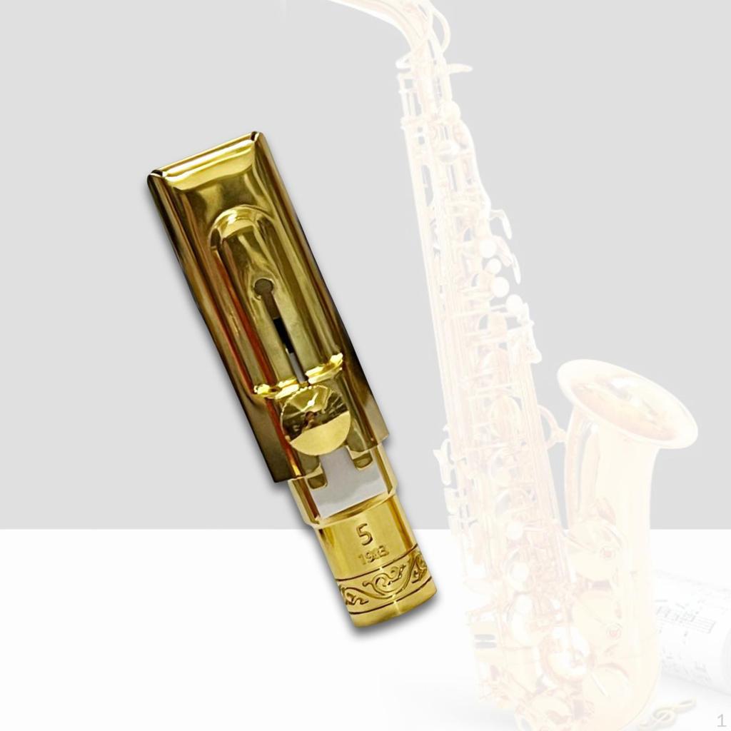 Muștiuc Saxofon Alto Compact Practic Reutilizabil cu Ligatură și Capac Cadouri pentru Copii Adulți Muzică