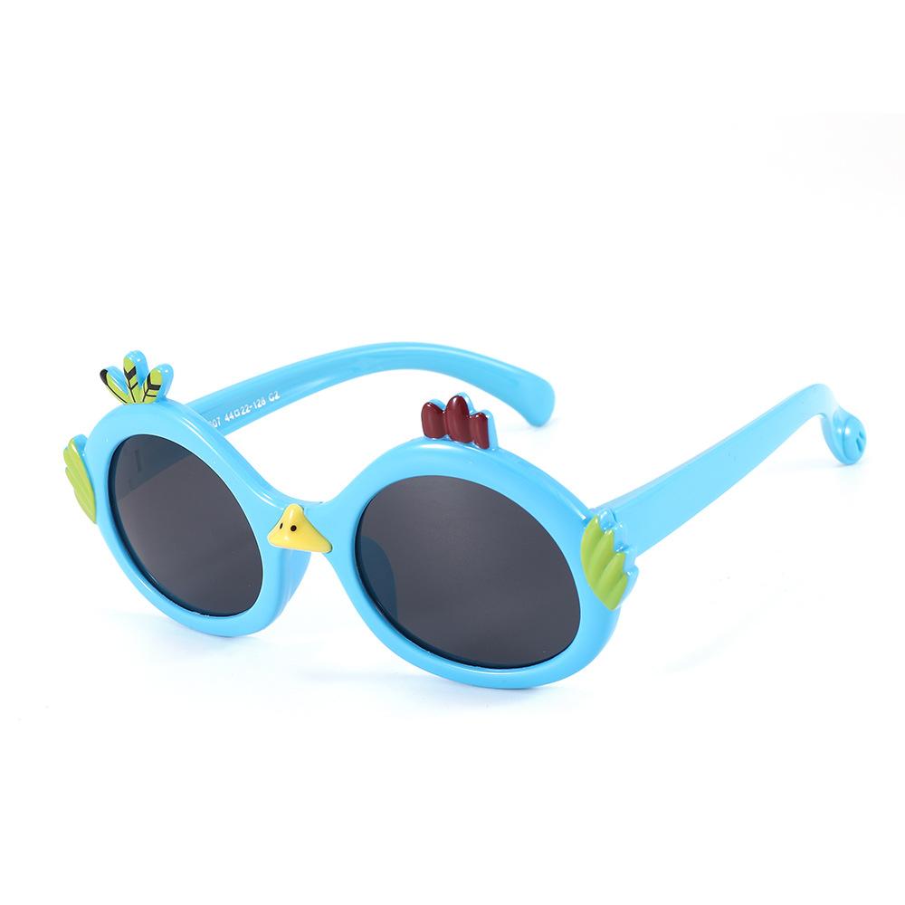 Fashionable Childrens Polarized Sunglasses Cartoon Chick Style Uv Protection