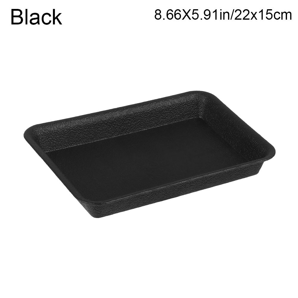 1Pcs Garden Flower Pot Rectangle Plastic Tray Saucers Drip Trays Indoor Outdoor Plant Saucer