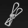 Stainless Steel Foldable Clothes Hanger Laundry Drying Rack With 20/30 Clips Save Space Closet Organizer For Socks Bras Towel