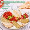10PCS Stainless Steel Barbecue Sticks Reusable Oven Hanging Vertical Grill  Universal Air Fryer