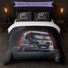 Hombre camión Estampado Juego de Ropa de Cama de 3 Piezas Funda Nórdica Con Dos Fundas de Almohada Ropa de Cama Suave Para Dormitorio del Hogar
