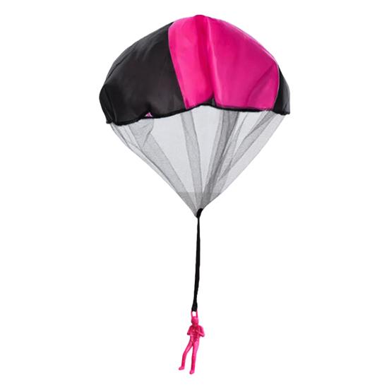 Parachute Toy with Soldier Figure Tangle-Free Kids Parachute for Outdoor Play Promotes Hand-Eye Coordination Easy Throw & Catch Parachute Toy