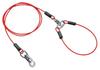 Petio Tough Gear Wire Chain Plus Red for Medium Dogs 3.5mm