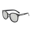 Classic Small Frame Round Sunglasses Women/Men Brand Designer Alloy Mirror Sun Glasses Vintage arrow sunglasses