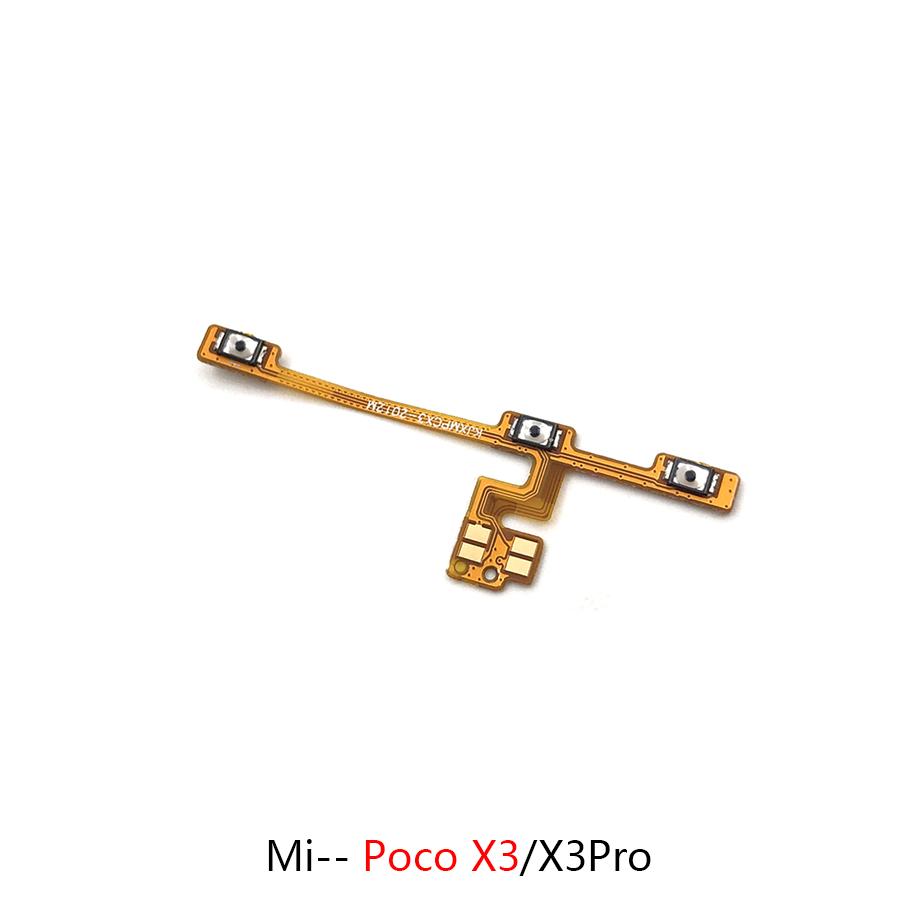 Für Xiaomi Poco M2Pro M3 M3Pro M4 M4Pro M5S X2 X3 X4 X4Pro X5 X5Pro Power-Taste Lautstärke Flexkabel EinAus