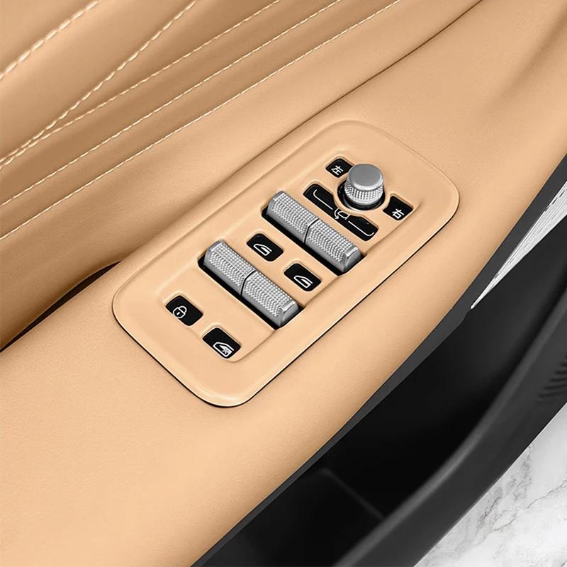 For Geely Galaxy Starship 7 EM-i 2024 2025 Door Glass Lifting Panel Handle Silicone Protective Pad Interior Accessories
