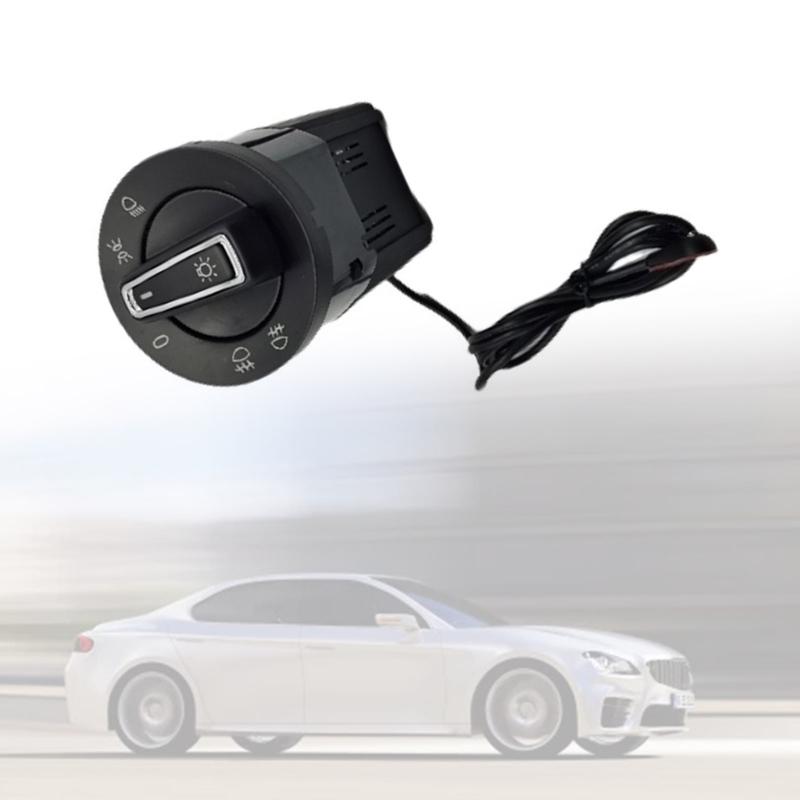 Headlight Switch Control Fog Lamp Knob 3BD941531 Car Headlamp Fog Light Integrated Switch for Golf MK4 B5
