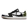 Travis Scott X Jordan Air Jordan 1 Vintage Basketbalové boty Unisex Nízké Zelené DZ4137-700(Tým1698- 7.0 )