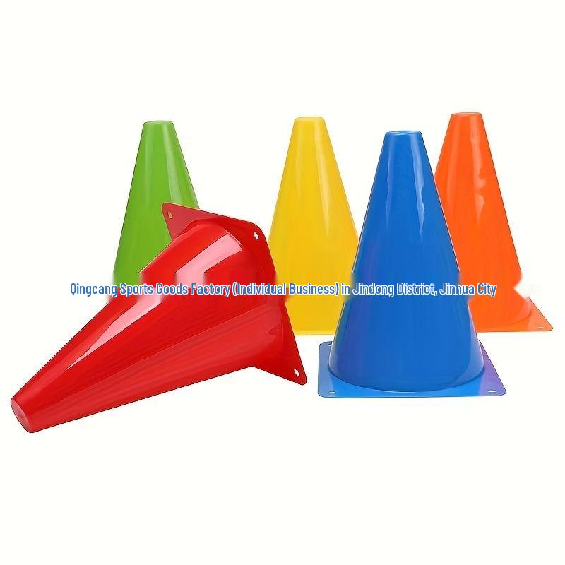 18cm Training Marker Cones for Football Obstacle Courses and Equipment