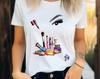 Makeup T-Shirt and Kids Tshirt: Fun Girly Beauty Shirt and Kids Tshirt