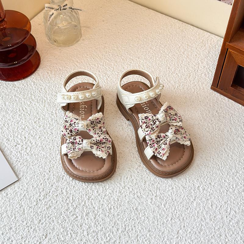 

Latest Summer Style Girls Soft-Soled Beach Sandals Flat & Lightweight Breathable 25