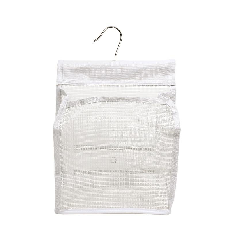 1PC Toiletries Storage Small Hanging Basket Can Be Connected In Series Detachable Grid Ganging Bag Large Capacity Built-in Hook