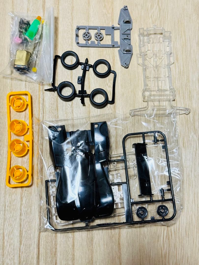 

[USED] Black Saber Mini 4WD Clear Ver. Transparent Overseas Plastic Model Figure