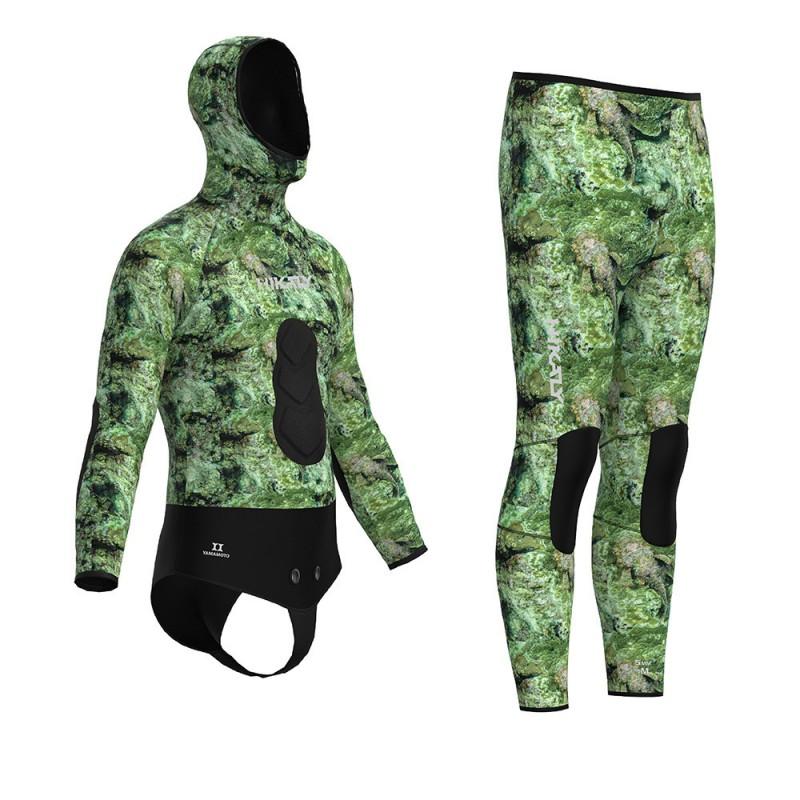 Mens 5mm Neoprene Semi-Dry Wetsuit Spearfishing Diving Camo Full Body Suit