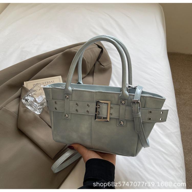 Large-capacity Bag Women's Spring and Summer Versatile 2025 New Simple Niche Shoulder Bag Commuter Bucket Bag