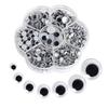 500Mixed Size Self-adhesive Round Wiggle Googly Eyes for Doll