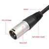 5pcs Professional 3Pin XLRs Male To 2Female Microphone Cable Adapter, Balanced Sound Splitter For Mixers And Speakers
