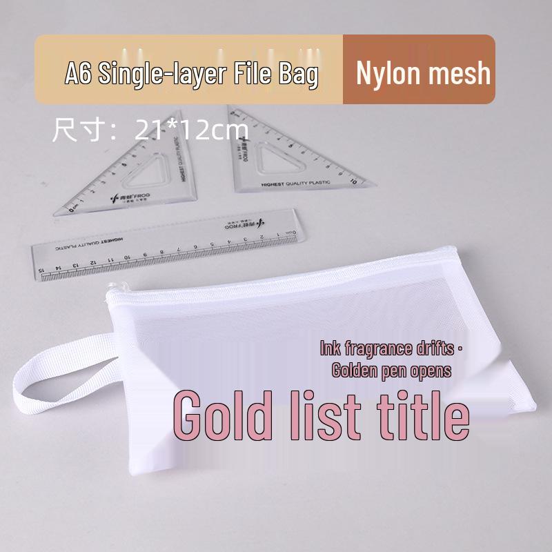 Clear Exam-Approved Large Capacity Pencil Case for Students