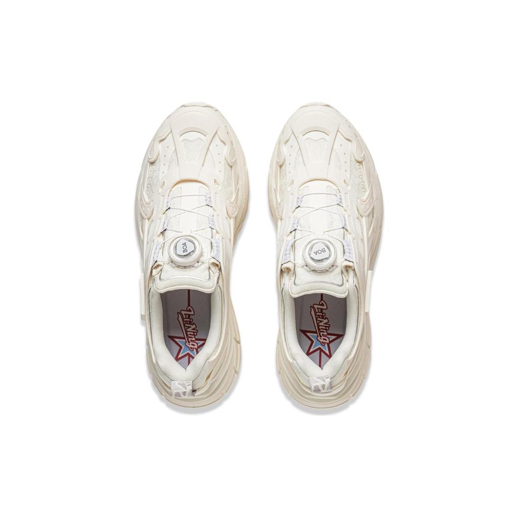 Li Ning Project* STARLIT Slip Resistant Abrasion Resistant Low top Casual Shoes Women's Ecru AGLT222-7
