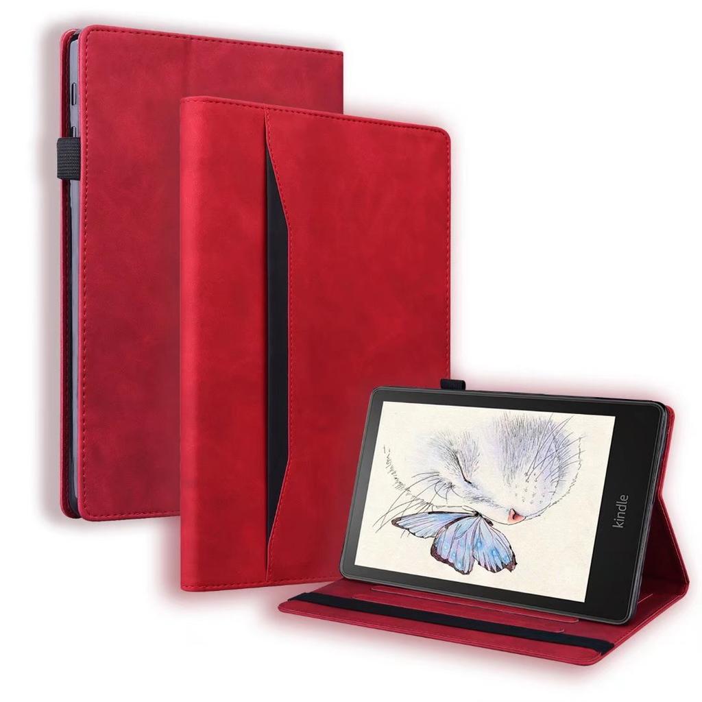 Kompatibilní s Amazon Kindle6 HD10 PLUS, Ochranné pouzdro na e-čtečku, Retro matné ražené jednobarevné