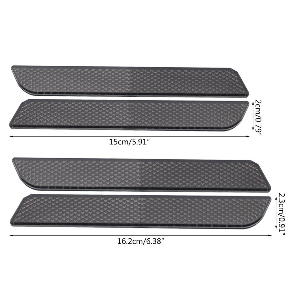 Verbesserter Reflektoraufkleber für die Vorderradgabel des Fahrers, reflektierende Abdeckung für die Unterschenkelschieber-Satteltasche, einfache Installation für 2014-up