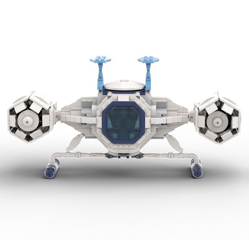 Space Commando Small Particles, Small Auxiliary Shuttle Domestic Building Block Assembly Toy Model