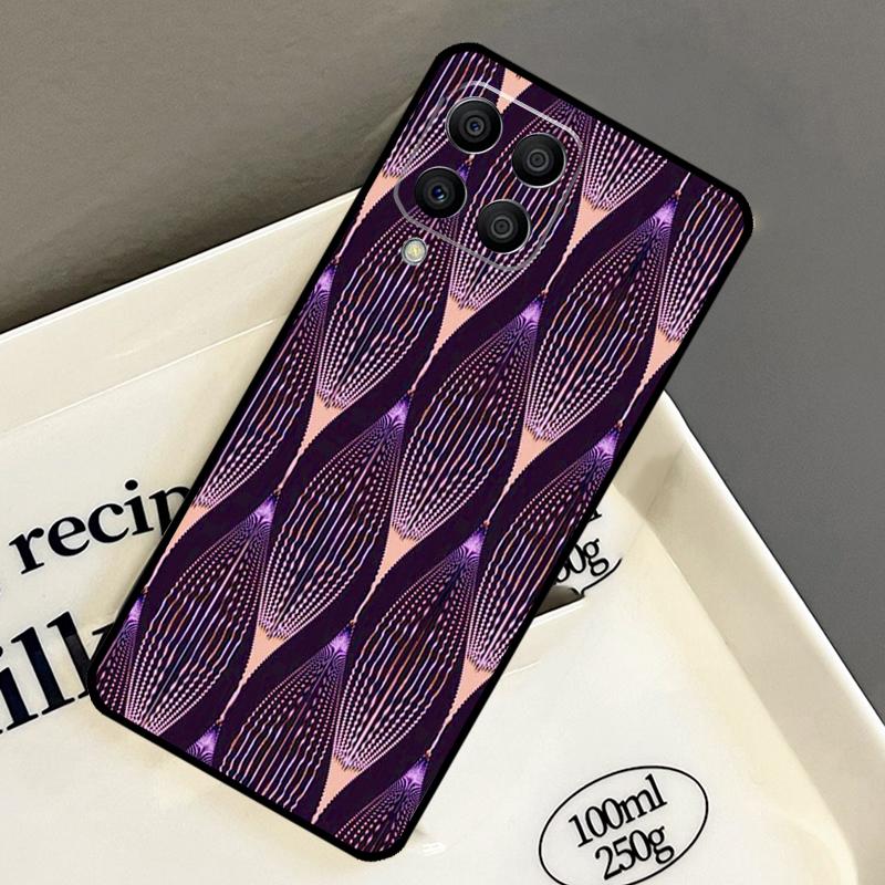 African Style Fabric Print Case For Samsung Galaxy M15 M55 M12 M13 M14 M54 M23 M16 M11 M21 M31 M20 M34 M52 M32 M36 M56