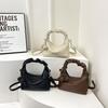 Premium texture underarm bag women's bag spring new niche design shoulder messenger bag portable pleated bag