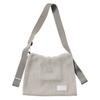 Players Women's Mesh Color Stitch Shoulder Bag, Size M, 91205508, Ivory, 91205508C, Approx. 16.5" X 12.5" (42cm X 32cm), 91205508C