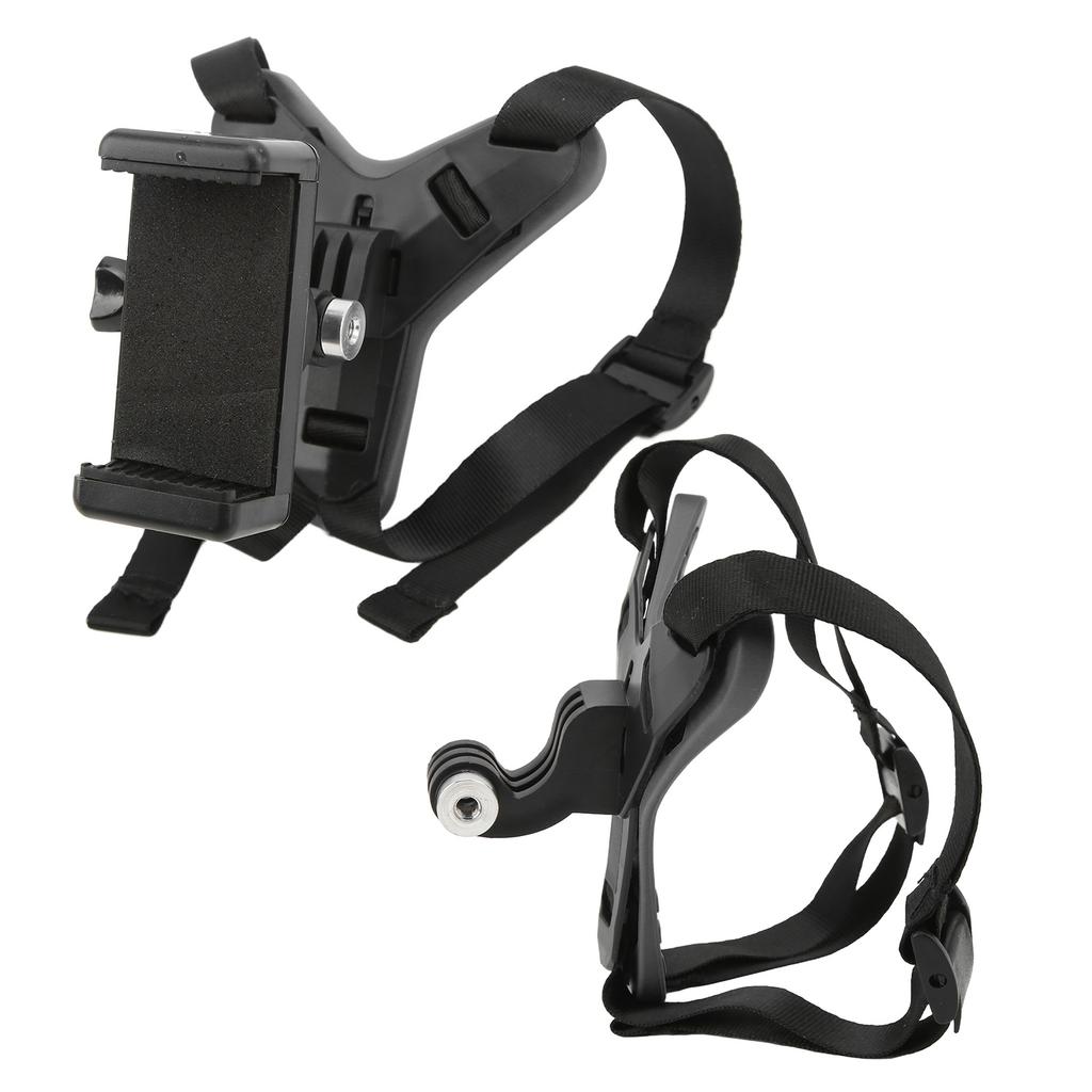 Anti Skid Motorcycle Helmet Front Chin Bracket Lightweight Helmet Chin Mount Holder for Phone