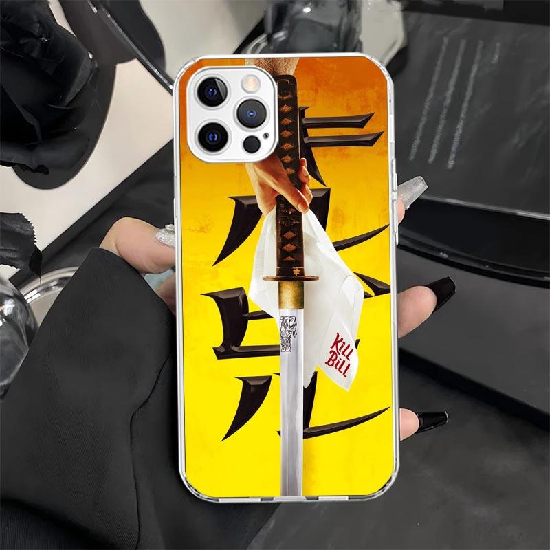 Kill Bill Phone Case for iPhone 11 12 13 Mini 14 15 Plus 16 Pro Max 17 Air 16E 7 8 SE 17ProMax Soft Fundas Cover 11 14 15 16 Pro