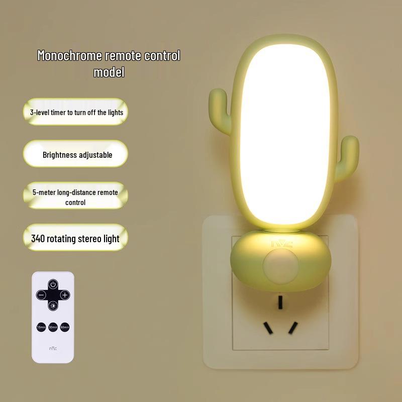 

Remote Control Night Light Plug-in for Bedroom, Corridor, and Nursery Default