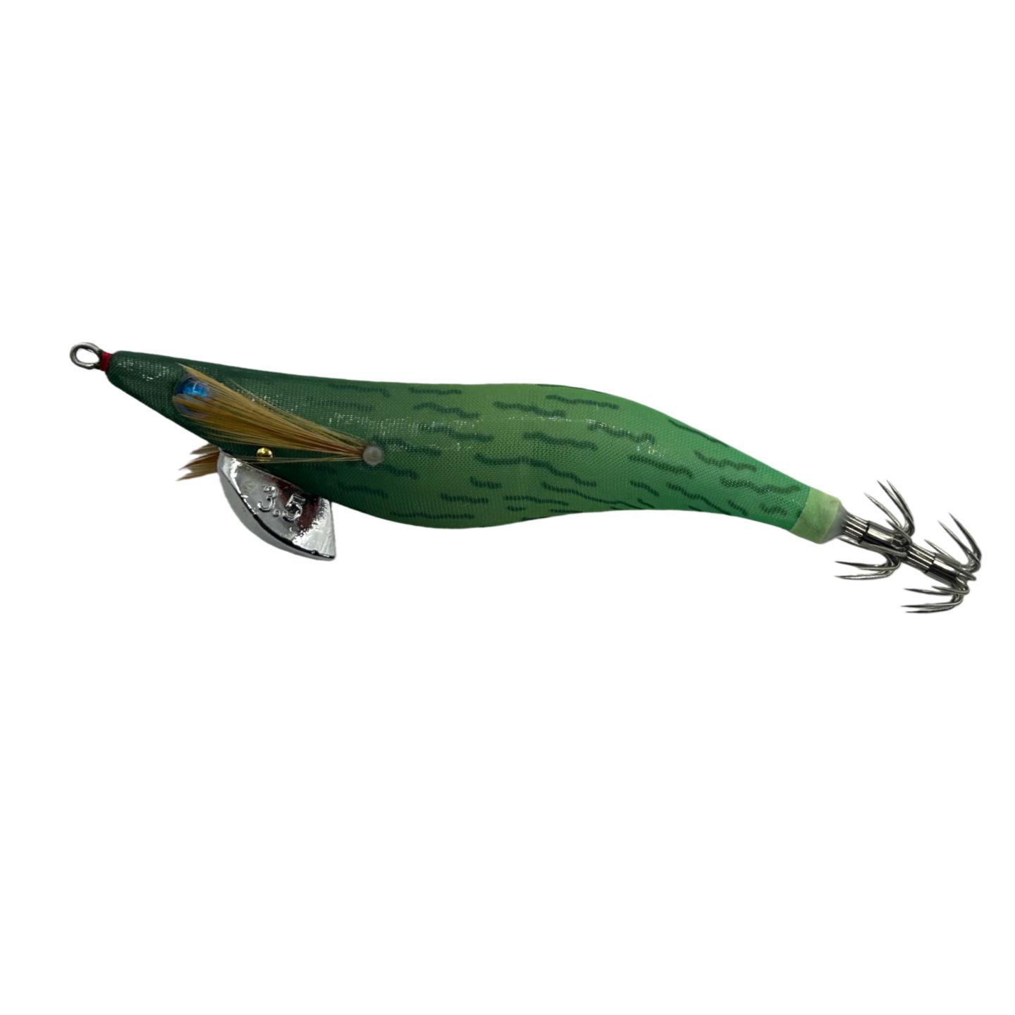 

Fluorescent UV Wood Shrimp Squid Hook, Luminous Stripe for Sea Fishing, Size 3.5 3.5 смарагдовий/зелений