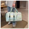Women's Large Capacity Pearlescent Waterproof Swim Bag, Multi-functional with Wet/Dry Separation for Sports, Fitness, and Travel.
