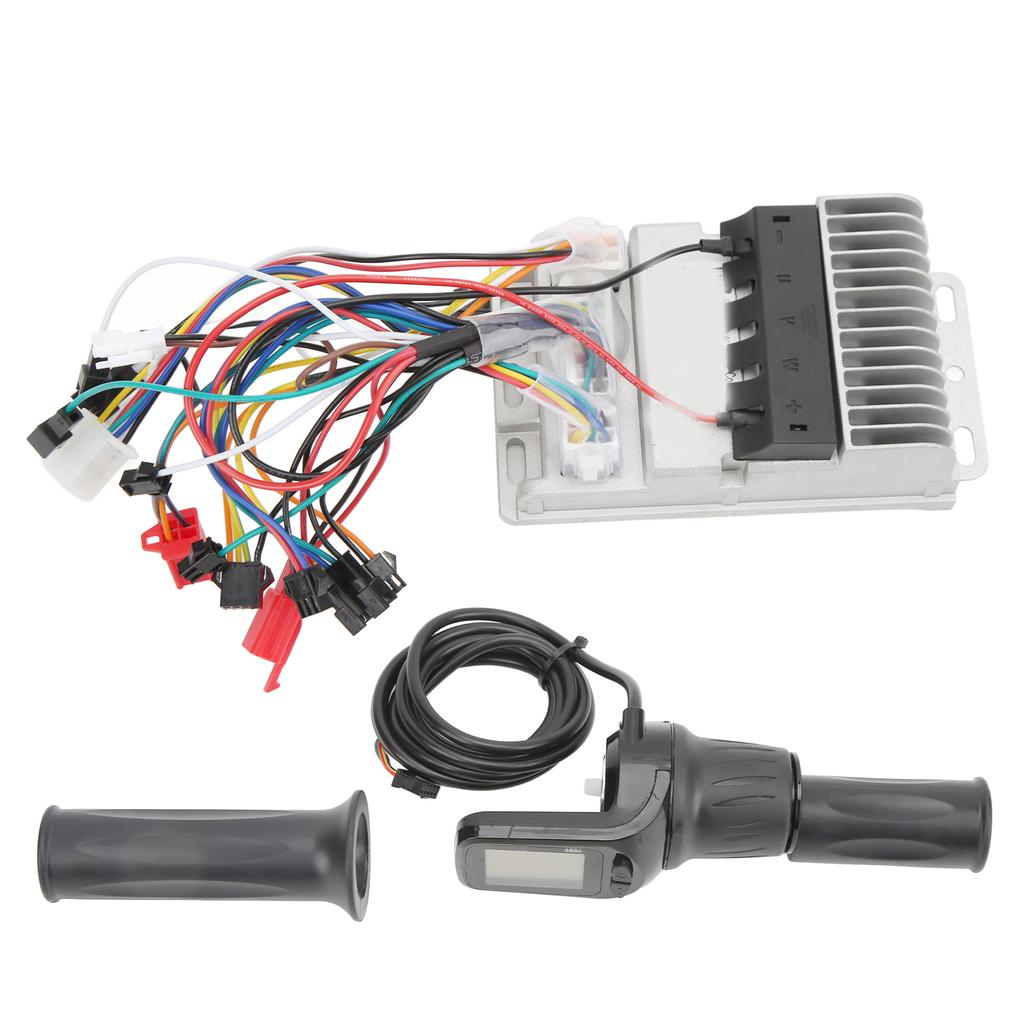 48V 60V 500W Elektrikfahrrad Motor Bürstenlos Controller 3 Modi Sinuswellen Controller mit LCD Display Halbgas-Griff