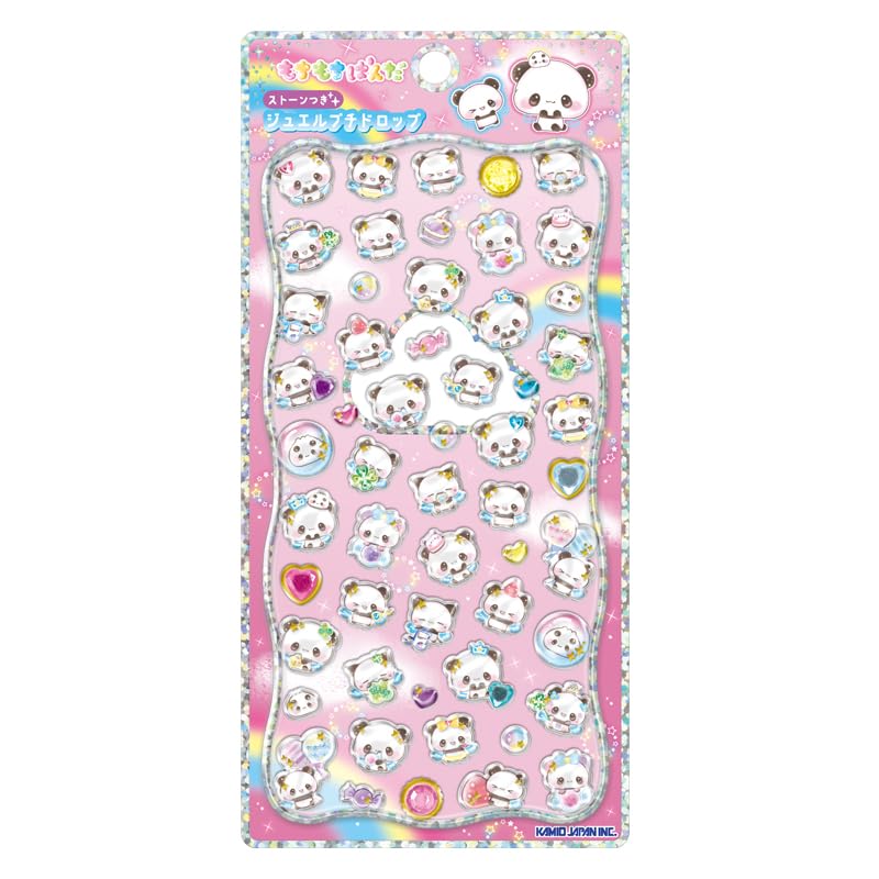 

Kamio Japan Petit Drop Sticker Heisei Mochimochi Panda 228926