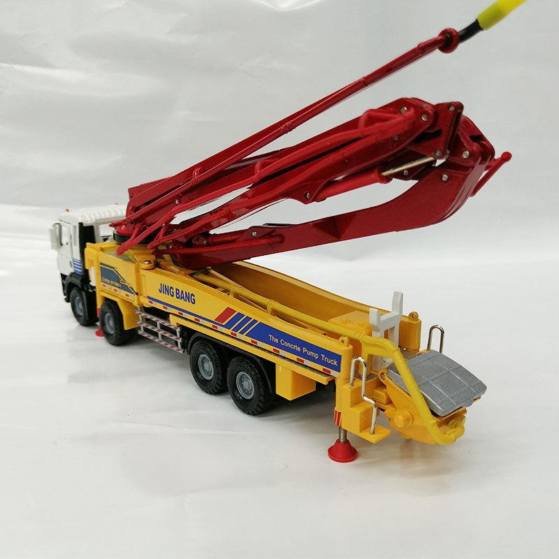 1:50 Alloy Concrete Cement Pump Truck Model Toys Transport Engineering Vehicle Multiple Movable Locations Car Kids Gifts