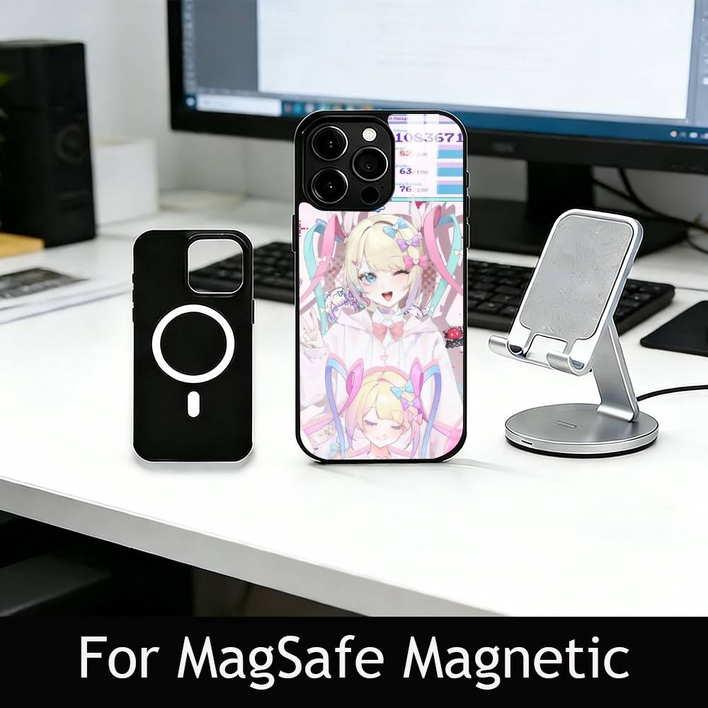 k-KAngel Phone Case For iPhone17,16,15,14,13,12,11 Plus,Pro Magnetic with Magsafe Wireless Charging