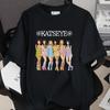 2026 Bestselling Korean Girl Group Katseye Printed Fan Concert Tshirt Short Sleeved Fashionable Casual Daily Fan Outfit Top