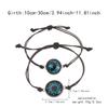 Simple Handmade Braided Couple Matching Bracelets for Women Trendy Luminous Sun Moon Bracelets Romantic Valentine's Day Jewelry