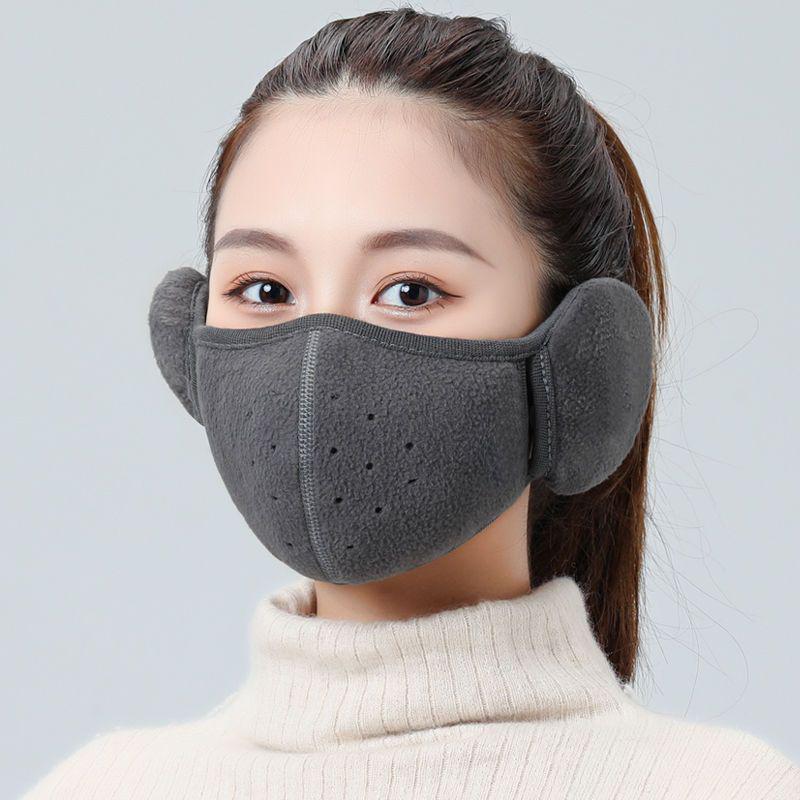 Kinder Winter Fleece Maske mit Ohrenschutz für Jungen & Mädchen