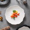 Qinkai Nordic Stone Pattern Ceramic Dinner Plate
